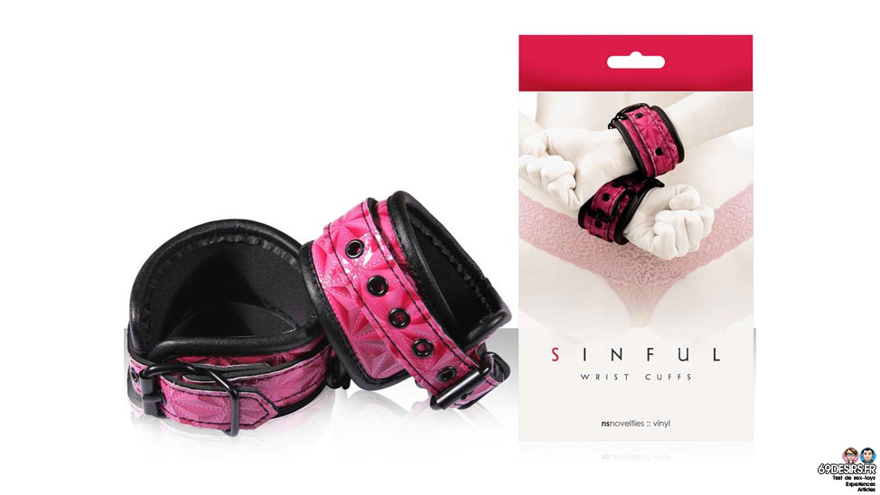 Menottes : Sinful Wrist Cuffs de NS Novelties