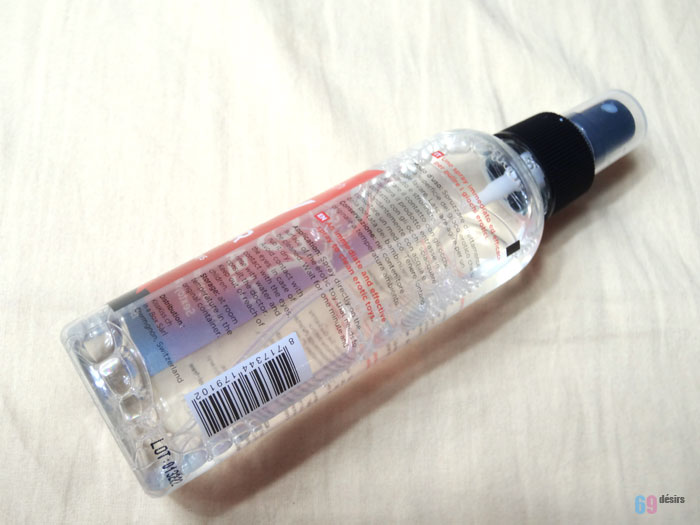 spray nettoyant pour sextoys kisskiss