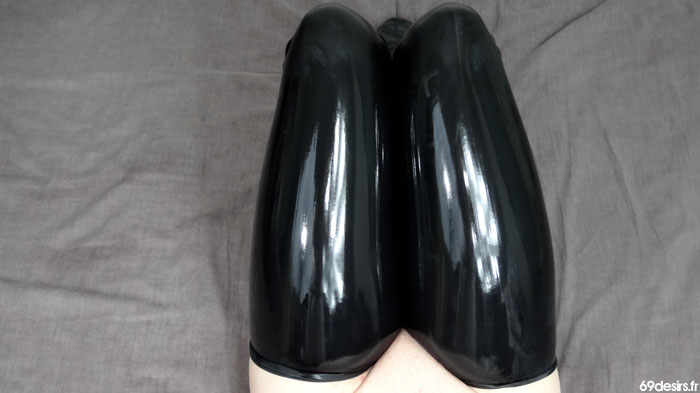 bas noirs Latex