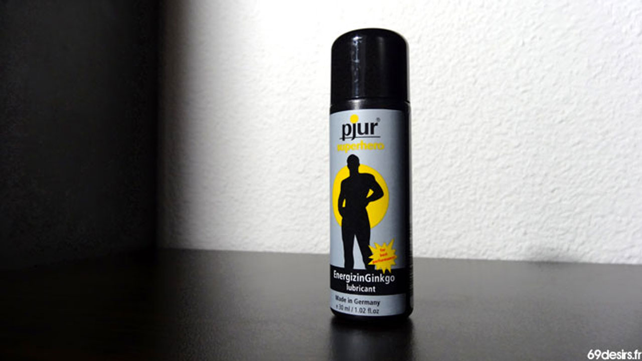 Test du lubrifiant Pjur Superhero Energizing Ginkgo