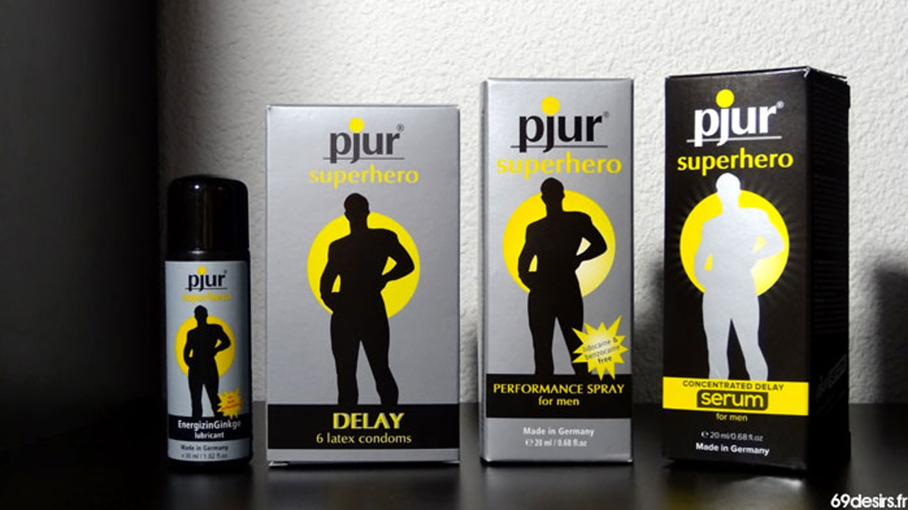 Test du sérum Pjur Superhero concentrated delay