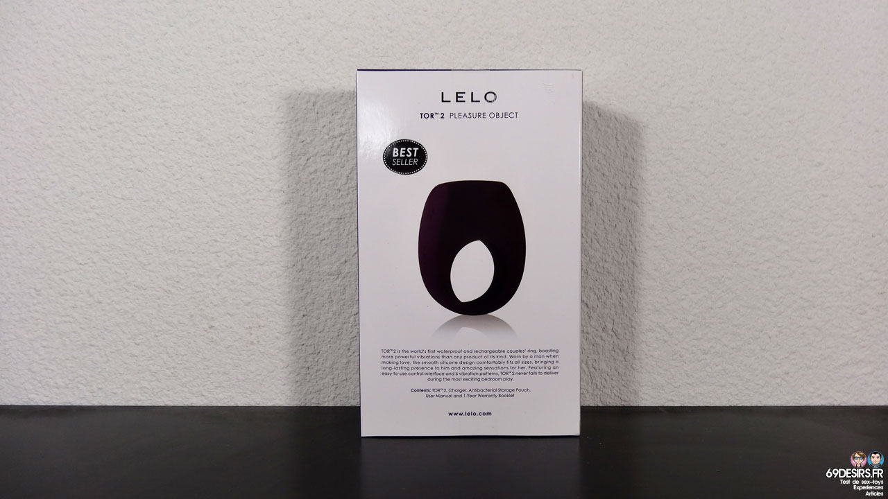 Test du Lelo Tor 2 : Cockring de luxe