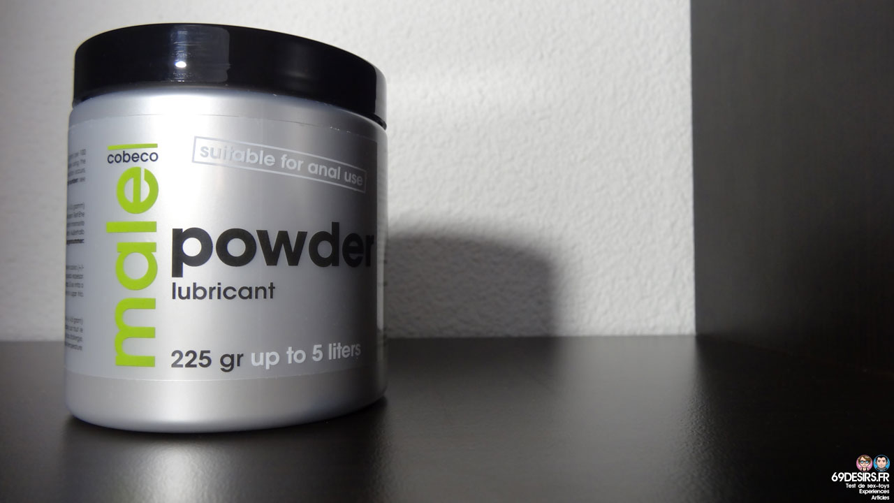 Test du lubrifiant Cobeco Male Powder