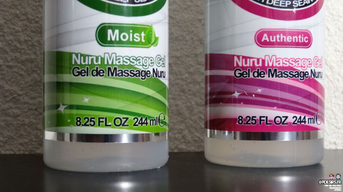 gel de massage Nuru Authentic et Moist