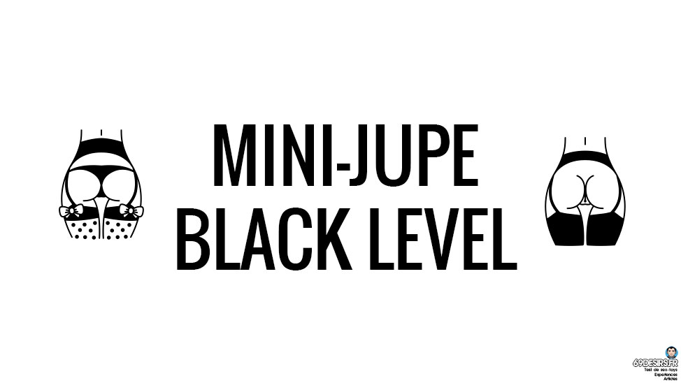 Avis sur la Mini jupe vinyle Black Level