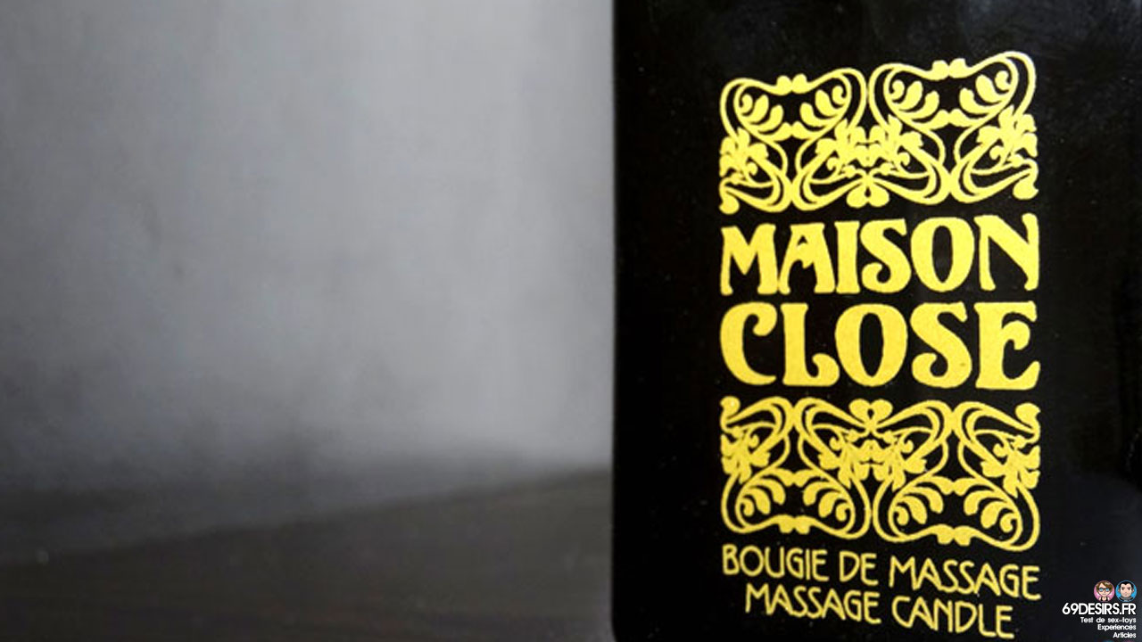 Test de la bougie de massage Maison Close Ambre