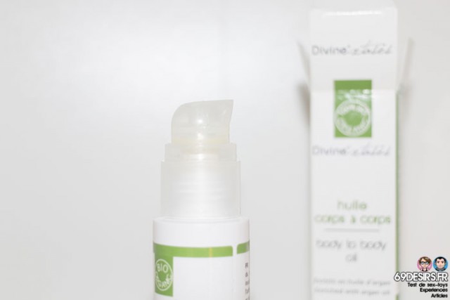 Huile de massage bio mandarine & huile d'argan - Divinextases - 100ml main image 0