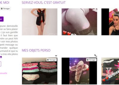 jolie fanny : page vendeuse