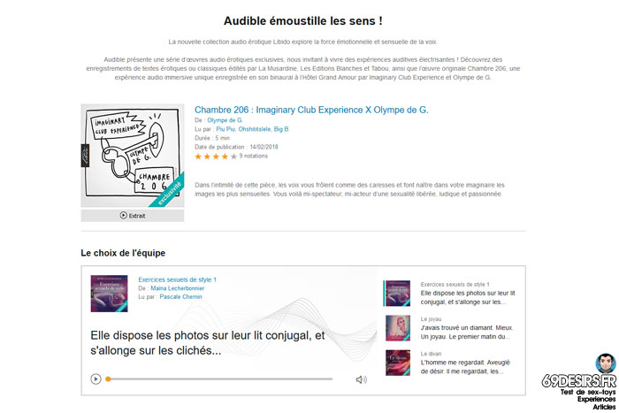 audible - liste collection libido