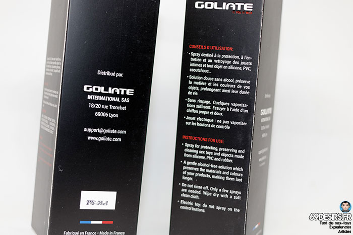 lubrifiant goliate nettoyant sextoy - 4